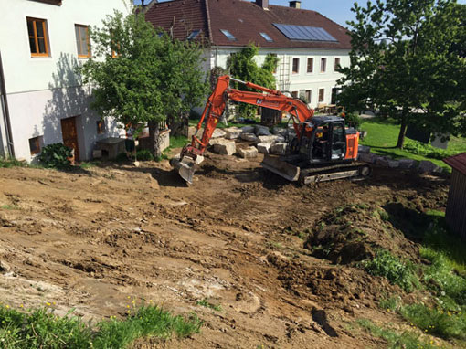 Neugestaltung unseres Gartens