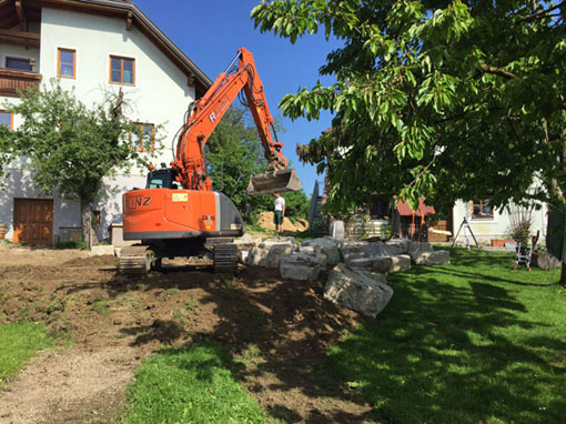 Neugestaltung unseres Gartens
