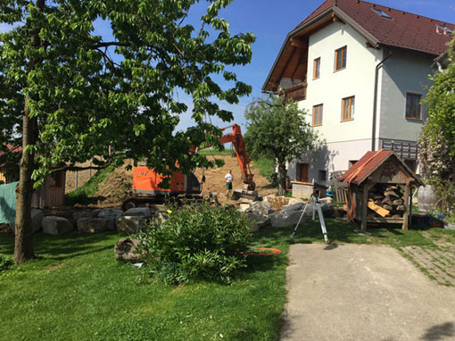 Neugestaltung unseres Gartens